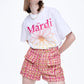 Mardi Mercredi • T-shirt Flower Mardi Gradation