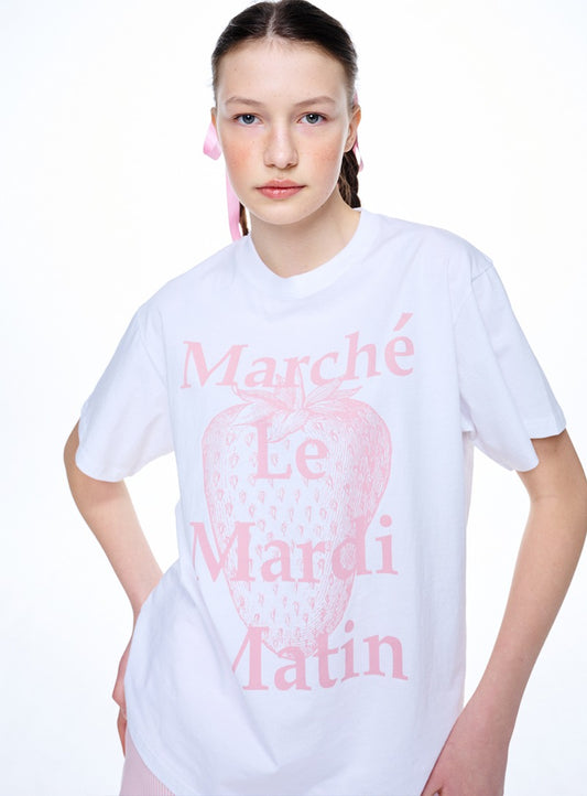 Mardi Mercredi • T-shirt Les Fraises De Maison